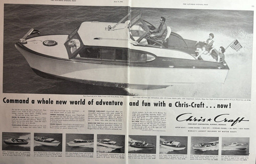 1955 chris craft motor boats - motor,