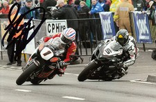 Steve Plater Hand Signed HM Plant Honda 6x4 Photo 6.