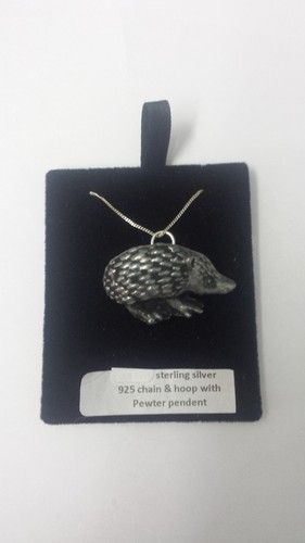 Hedgehog pewter effect - hedgehog, animal