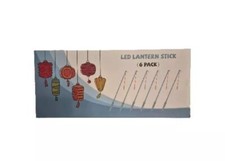 3x6 LED Lantern Sticks,Suitable for Children's Party,Halloween,Festival (bundle)