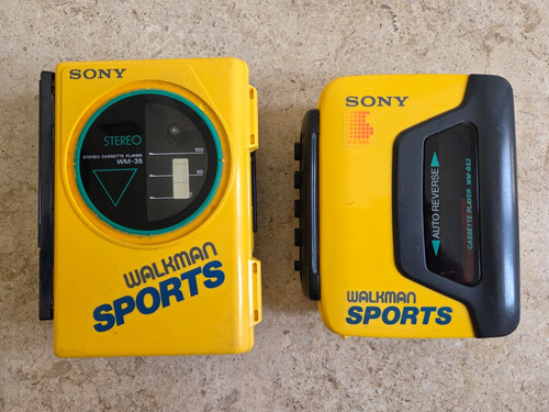 Yellow sony sports - yellow, walkman