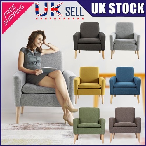 Seater linen fabric - seater, wooden