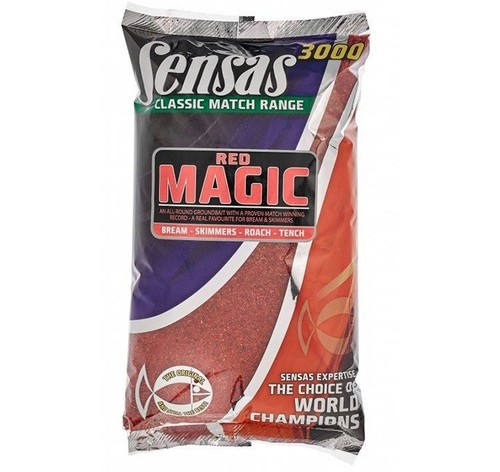 Sensas 3000 magic red - red, 1kg
