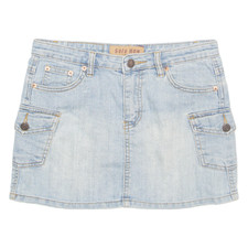 SALOMON Womens Straight Skirt Blue Short Denim M