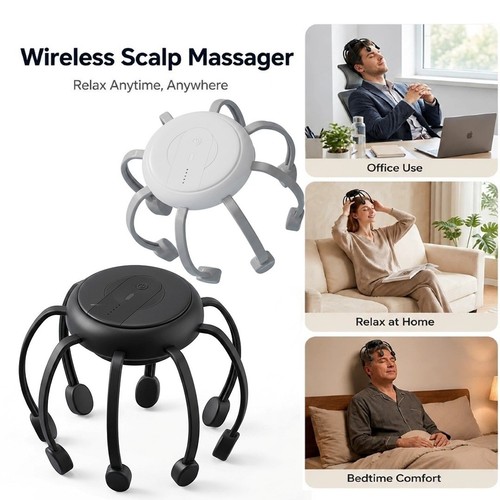 Electric scalp head massager - head,