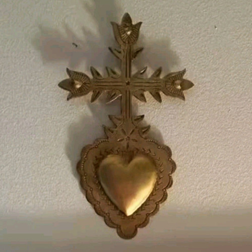 Brass tone miracle - miracle, cross