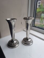 Vintage IANTHE (Ian Heath Ltd)  silver plated posy holder vase 