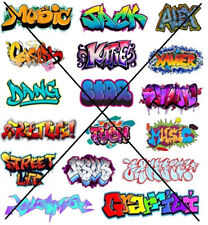 OO Gauge Waterslide Transfers Graffiti Sheet 'B' - Grafiti Graffitti Grafitti