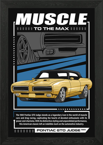 Retro judge muscle car - judge,