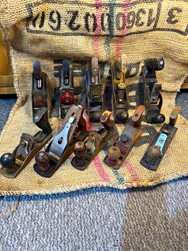 10x vintage hand planes - 10x,