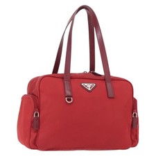 PRADA Tote Bag Nylon Red