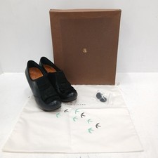 Chie Mihara Heels Size 5 Black Leather Dustbag Casual RMF28-BL