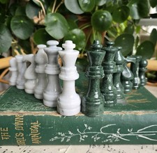 Vintage Marble Chess Set