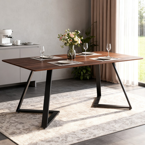 Wood dining table - wood,