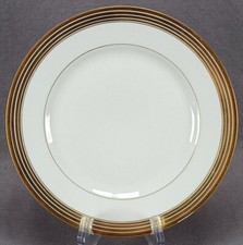 Set of 4 Charles Ahrenfeldt Limoges Gold Rimmed 7 3/8 Inch Plates