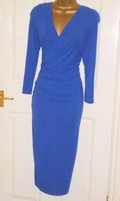 Phase Eight Blue Wrap Midi