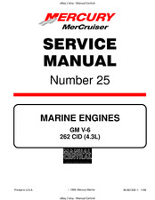 MERCURY MERCRUISER NO 25 -