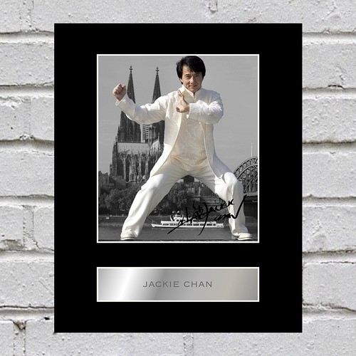 Jackie chan signed photo - chan,