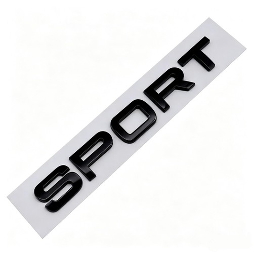 Gloss black red badge - gloss,
