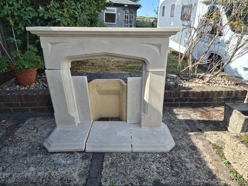 Solid natural stone - , fireplace