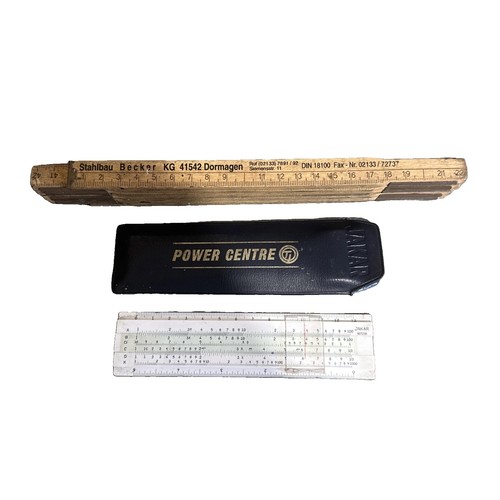 Vintage wooden folding rule - wooden,