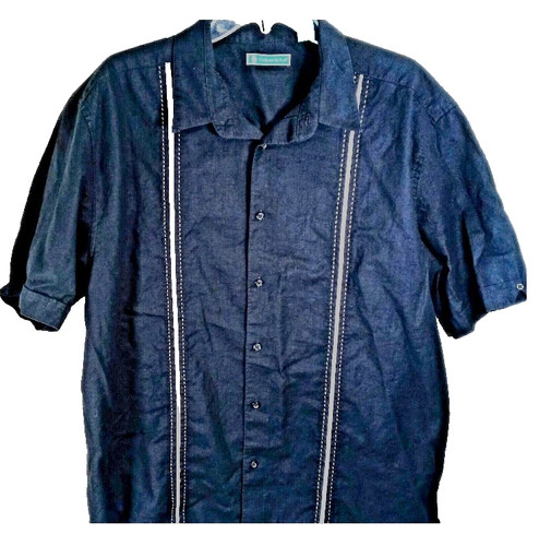 Vtg cubavera men linen blend - men's,