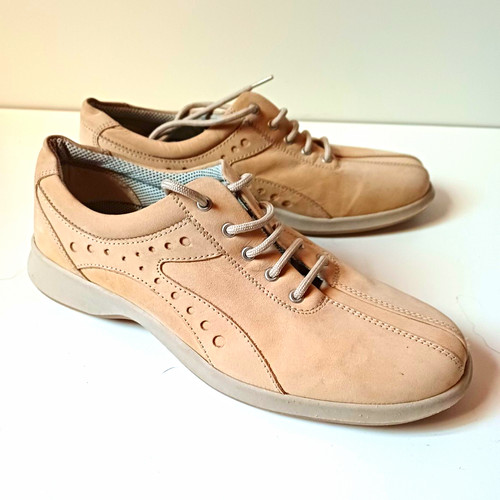 Scholl beige leather lace - beige,