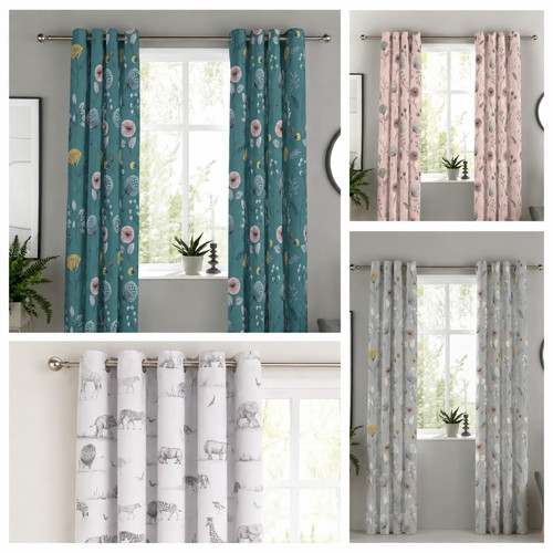 Floristry eyelet curtains - floristry,