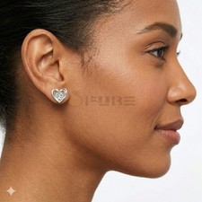 18ct Gold Cubic Zirconia Heart