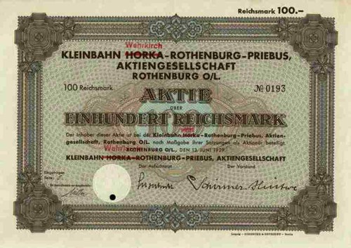 Kleinbahn horka rothenburg - horka,