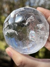 Clear Quartz Hand Faceted