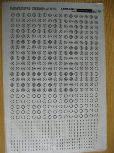 Letraset instant - x,