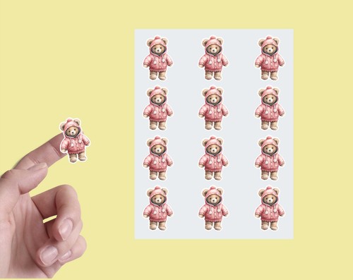 X24 teddy bear sticker - x24,