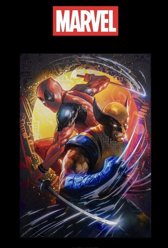 Marvel displate deadpool - marvel, &