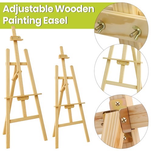 Studio wooden easel - wooden, display