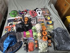 Huge Job Lot of Assorted Halloween Accessories Decorations Party Props Etc