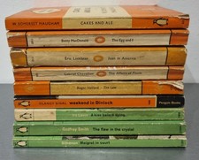Penguin Books Paperback Vintage Novels 1962-65 Orange & White - Green & White