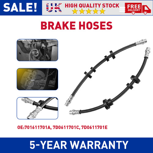 Front brake hose pipes - 2x,