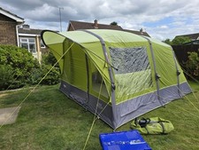 Vango Airbeam 500 Amalfa Tent With Camping Cooking Table/storage/Sofa/WC