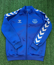 Everton Blue Hummel Full Zip Tracksuit Top Jacket | Child Boys 13 Years Football