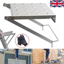 150kg Folding Ladder Stair Step Work Bench Standing Platform Ladder Work Shelf
