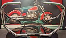 Fehling 7500 guard L + R chrome for Yamaha Virago XV535 crash bar engine bar