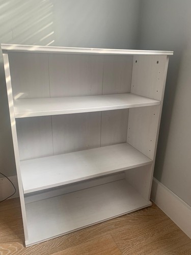 Ikea white shelving - white,
