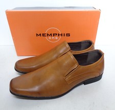 Mens New Slip On Tan Brown