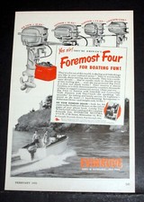 1952 OLD MAGAZINE PRINT AD