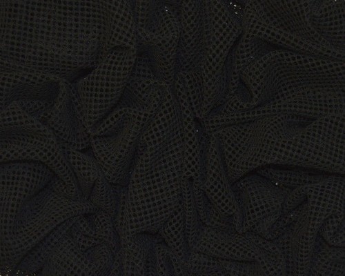 3mm black fishnet airtex mesh - black,