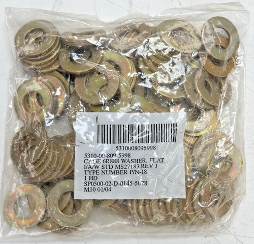 100 pack military flat washer - 100,