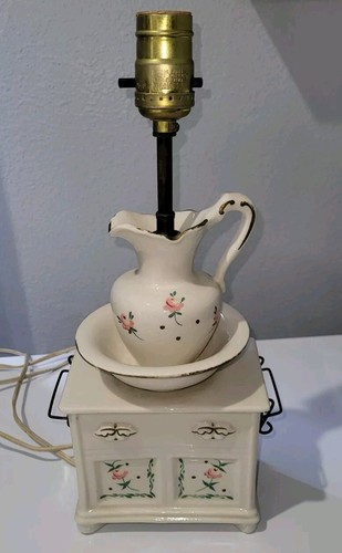 Table lamp vintage wash stand - table,