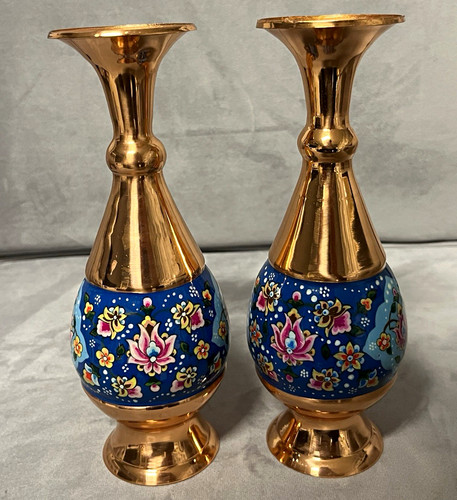 Persian minakari copper - minakari,