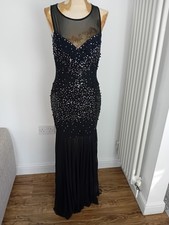 Lipsy V.I.P Long Black Dress